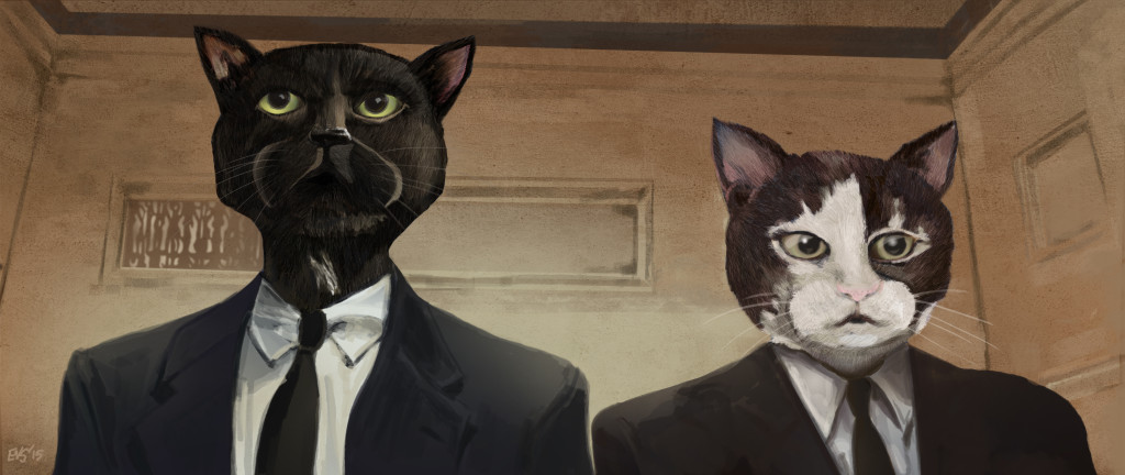 Vincent and Jules - cats on a mission